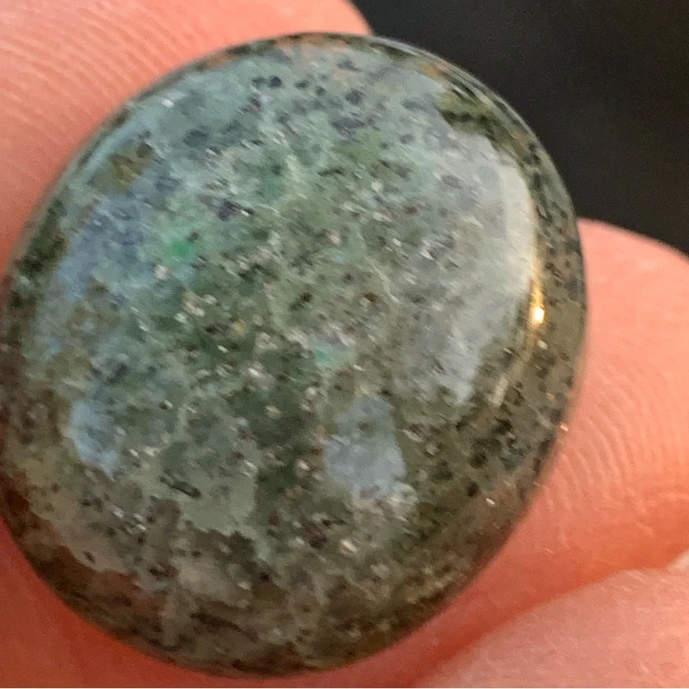 17.20 Carats Natural African Green Galaxy Quartz